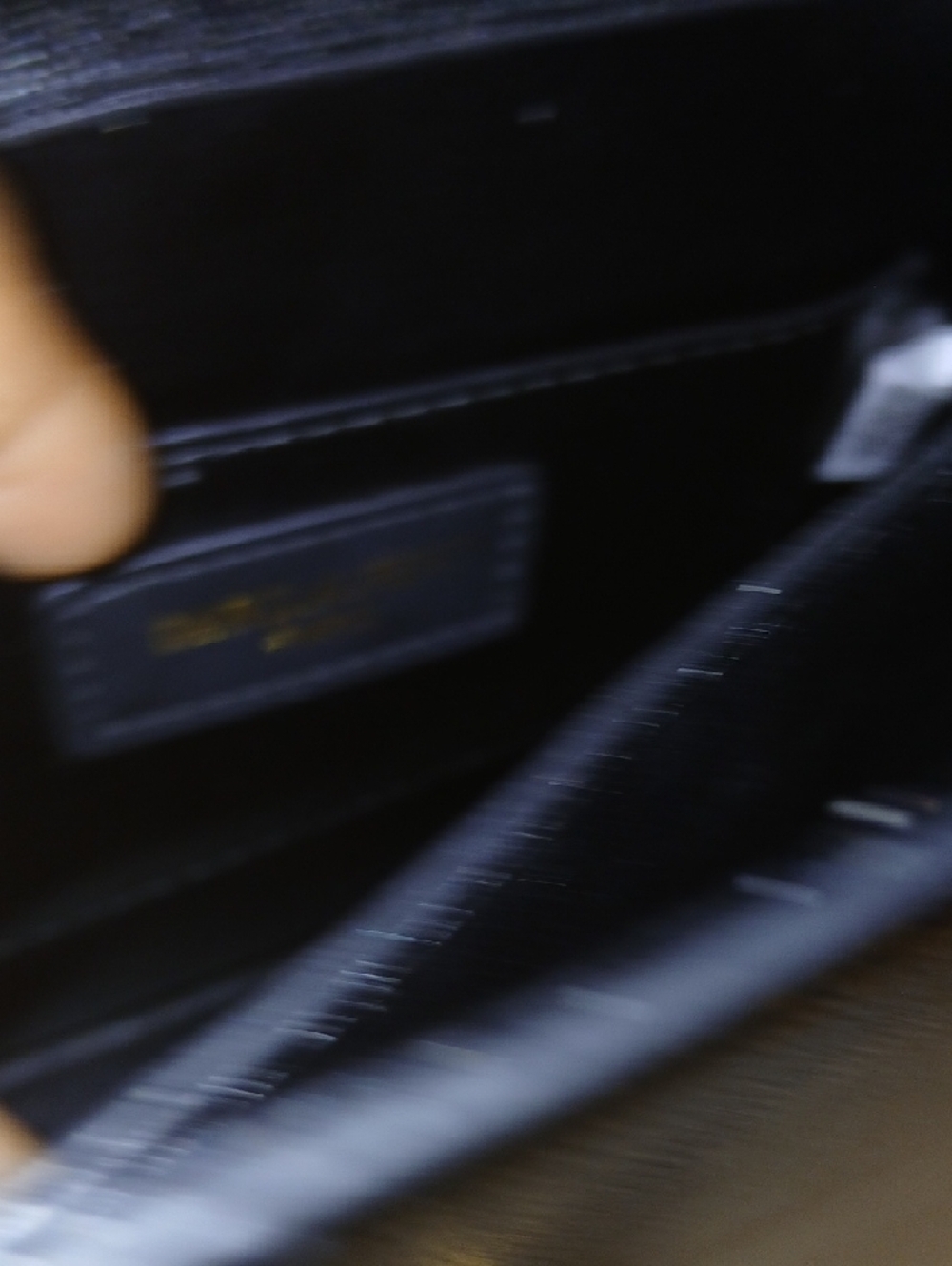 Saint Laurent Black Top-Handle Satchel with Gold YSL Monogram Lock - Picture 6 of 12